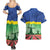 Netherlands Flevoland Province Couples Matching Summer Maxi Dress and Hawaiian Shirt Flag Style