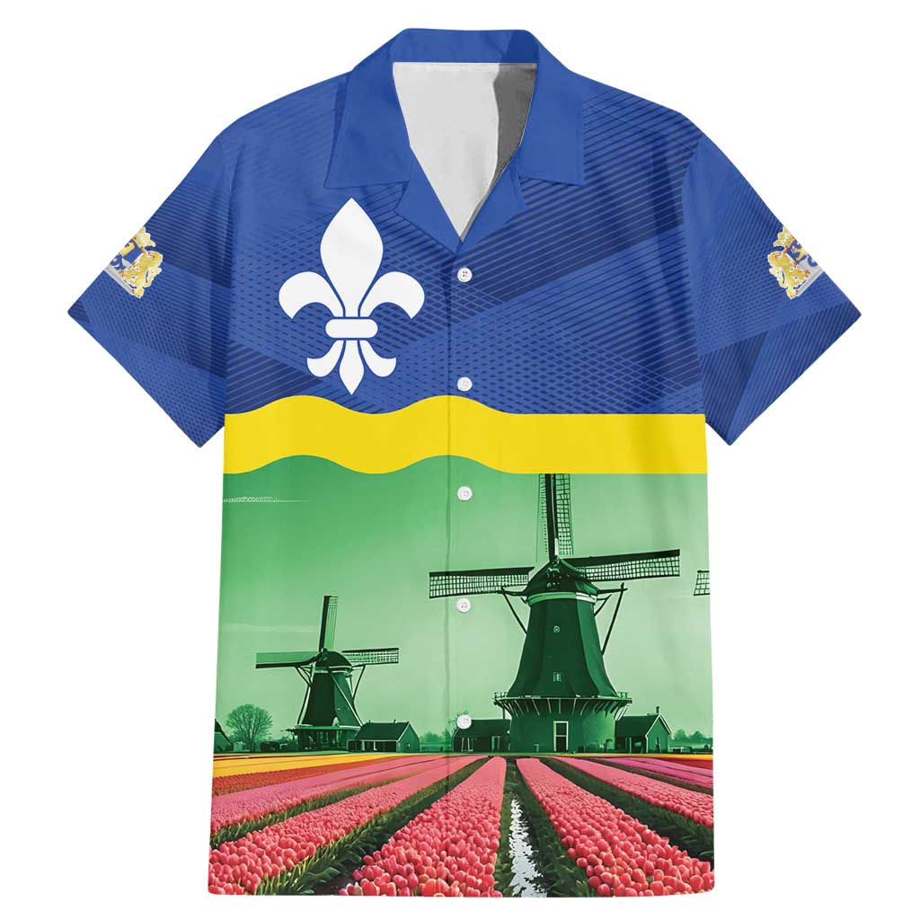 Netherlands Flevoland Province Family Matching Mermaid Dress and Hawaiian Shirt Flag Style