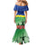 Netherlands Flevoland Province Family Matching Mermaid Dress and Hawaiian Shirt Flag Style