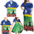 Netherlands Flevoland Province Family Matching Off Shoulder Maxi Dress and Hawaiian Shirt Flag Style