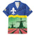 Netherlands Flevoland Province Family Matching Short Sleeve Bodycon Dress and Hawaiian Shirt Flag Style