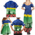 Netherlands Flevoland Province Family Matching Summer Maxi Dress and Hawaiian Shirt Flag Style