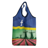 Netherlands Flevoland Province Grocery Bag Flag Style