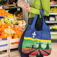 Netherlands Flevoland Province Grocery Bag Flag Style