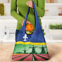 Netherlands Flevoland Province Grocery Bag Flag Style
