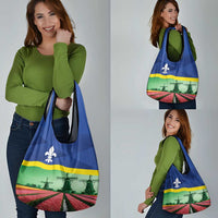 Netherlands Flevoland Province Grocery Bag Flag Style