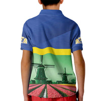 Netherlands Flevoland Province Kid Polo Shirt Flag Style