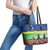 Netherlands Flevoland Province Leather Tote Bag Flag Style