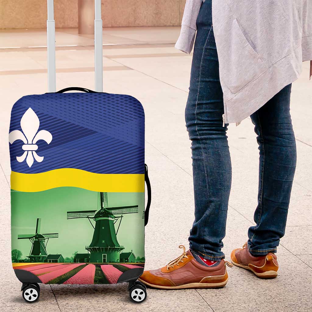 Netherlands Flevoland Province Luggage Cover Flag Style