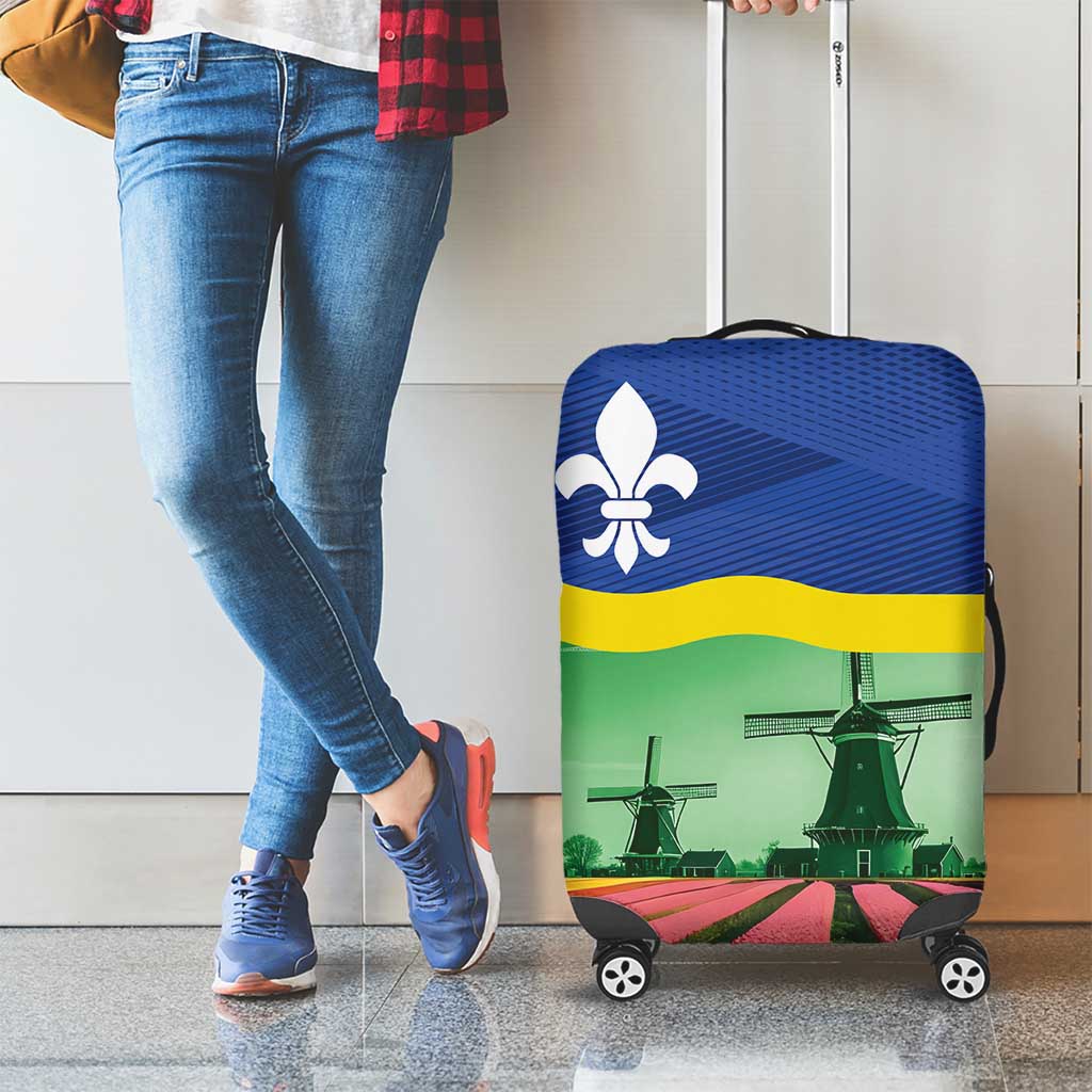 Netherlands Flevoland Province Luggage Cover Flag Style