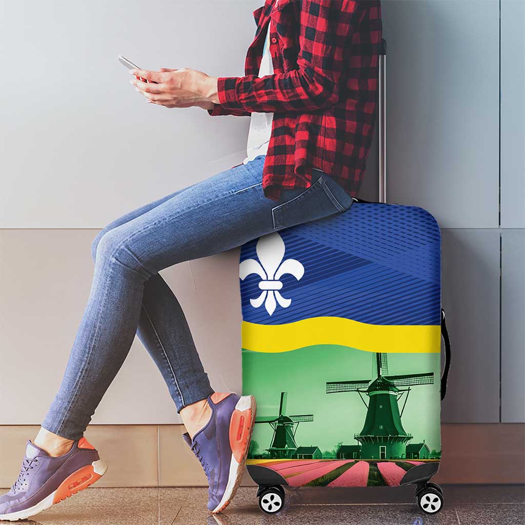 Netherlands Flevoland Province Luggage Cover Flag Style