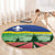 Netherlands Flevoland Province Round Carpet Flag Style