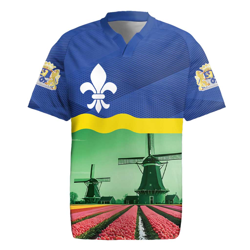 Netherlands Flevoland Province Rugby Jersey Flag Style