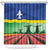 Netherlands Flevoland Province Shower Curtain Flag Style