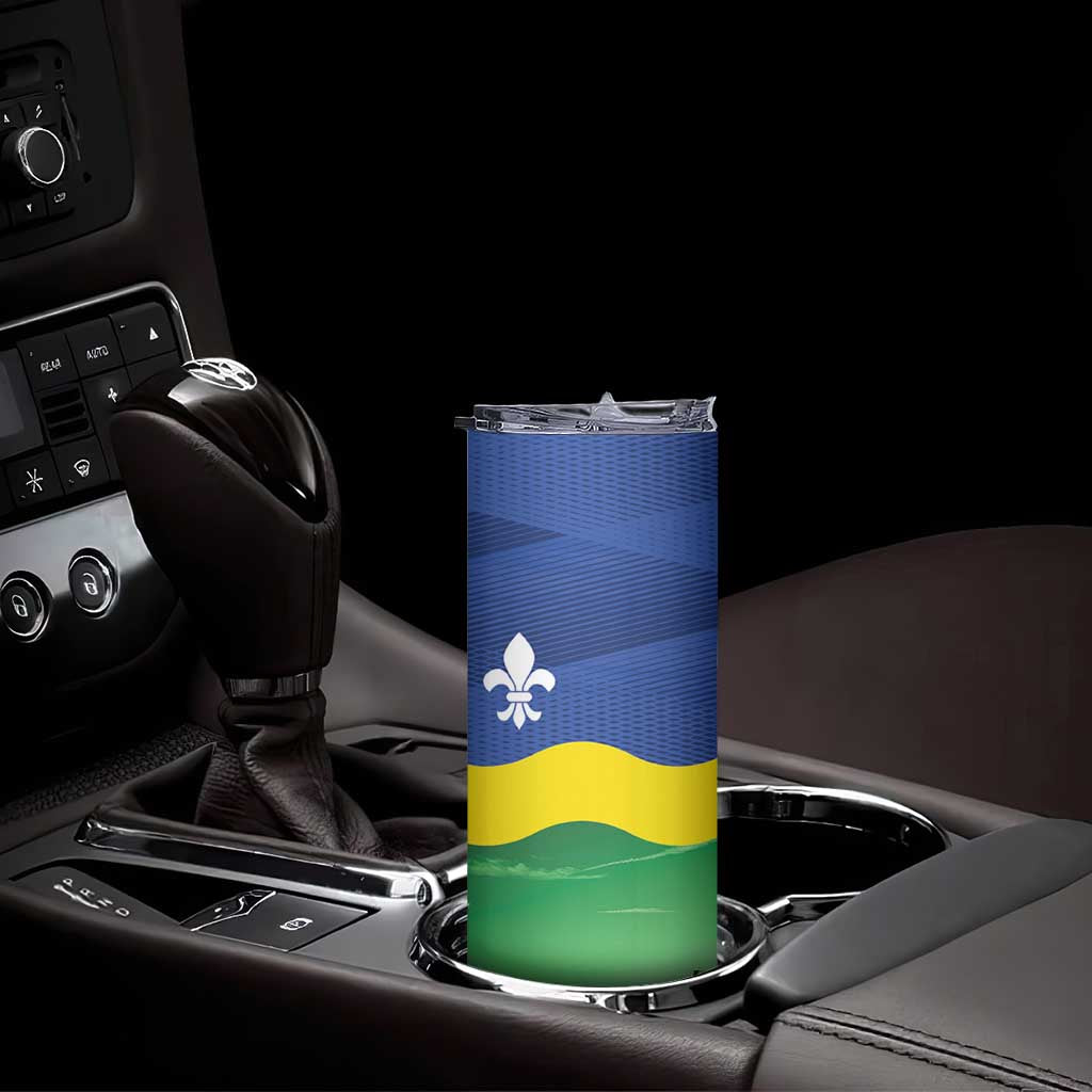 Netherlands Flevoland Skinny Tumbler Flag Style