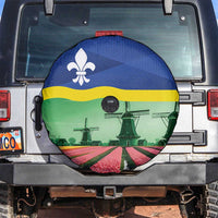 Netherlands Flevoland Province Spare Tire Cover Flag Style