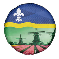 Netherlands Flevoland Province Spare Tire Cover Flag Style
