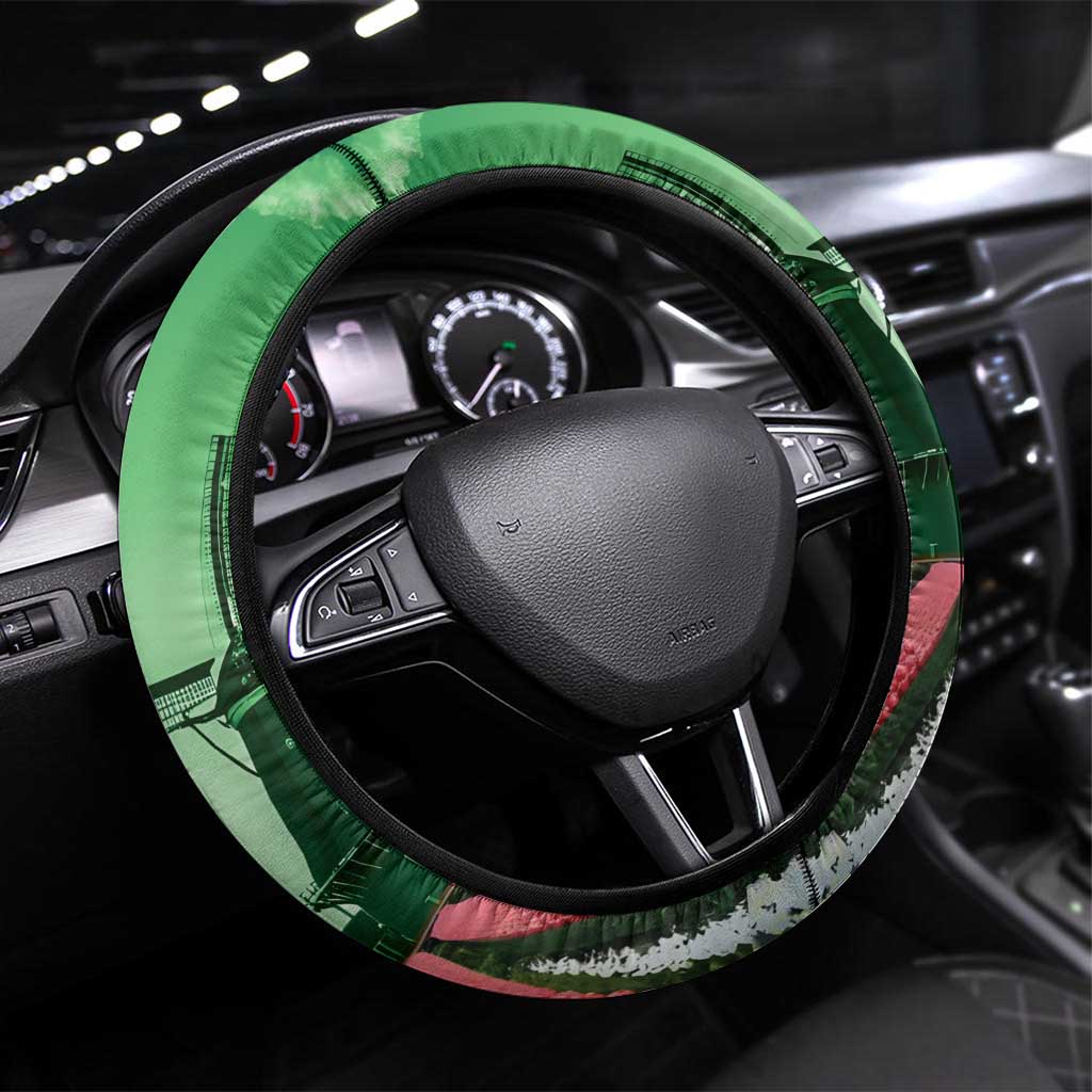 Netherlands Flevoland Province Steering Wheel Cover Flag Style