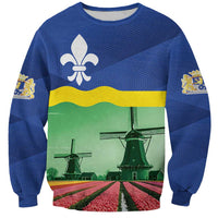 Netherlands Flevoland Province Sweatshirt Flag Style