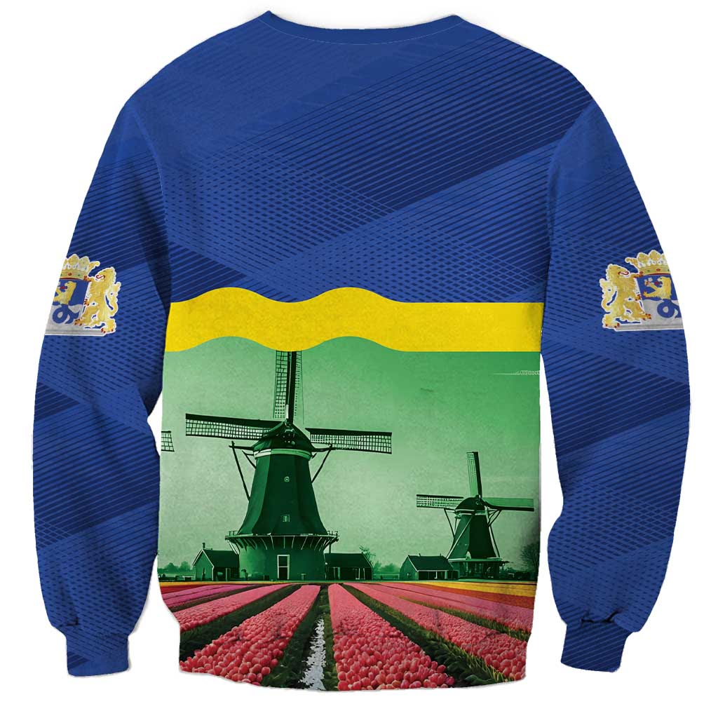 Netherlands Flevoland Province Sweatshirt Flag Style