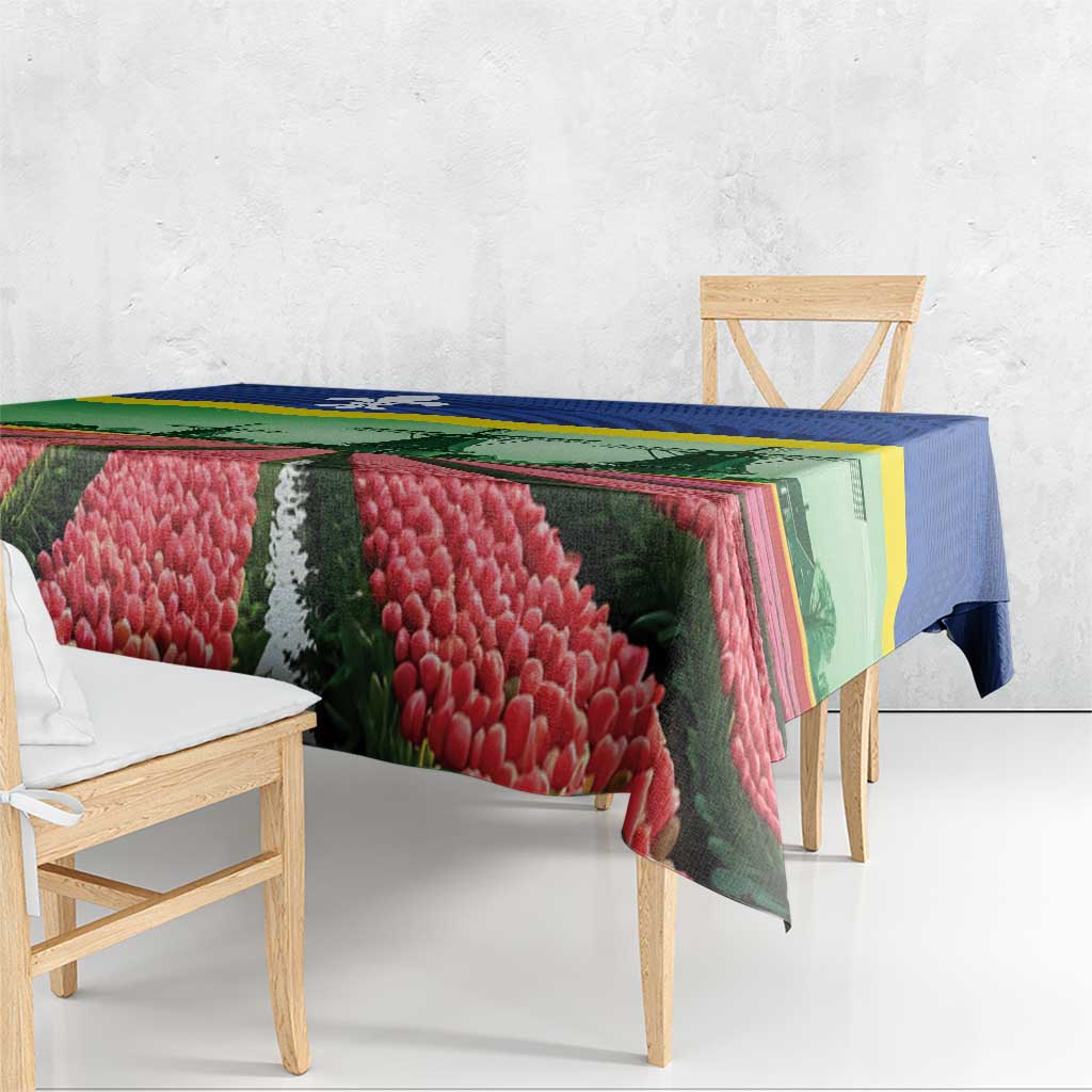 Netherlands Flevoland Province Tablecloth Flag Style