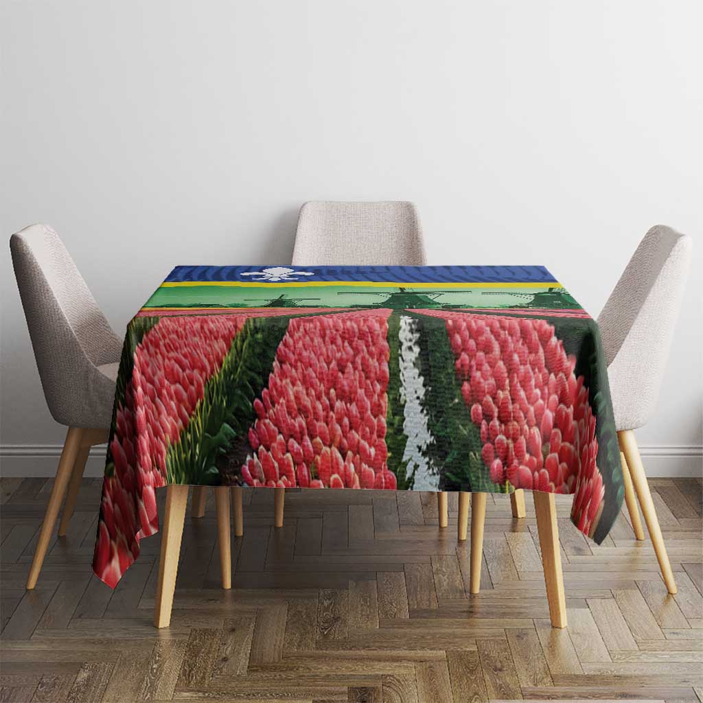 Netherlands Flevoland Province Tablecloth Flag Style