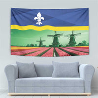 Netherlands Flevoland Province Tapestry Flag Style
