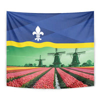 Netherlands Flevoland Province Tapestry Flag Style