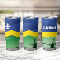 Netherlands Flevoland Tumbler Cup Flag Style