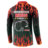 Gulf Of Mexico Since 1672 Button Sweatshirt Golfo De Mexico and Forever