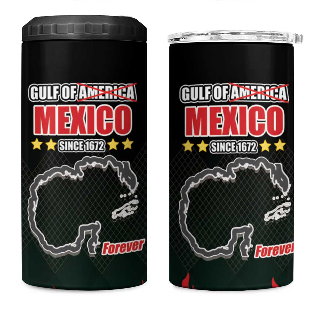 Gulf Of Mexico Since 1672 4 in 1 Can Cooler Tumbler Golfo De Mexico and Forever