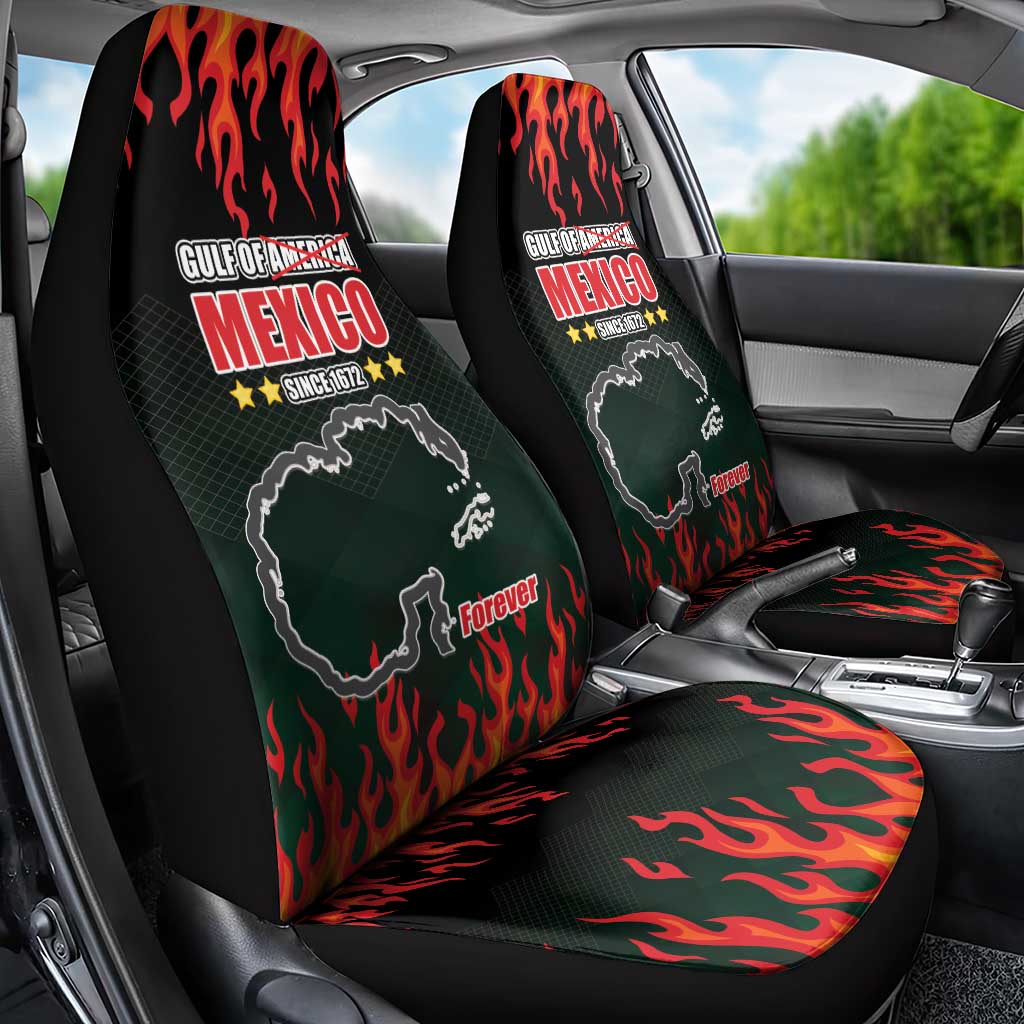 Gulf Of Mexico Since 1672 Car Seat Cover Golfo De Mexico and Forever