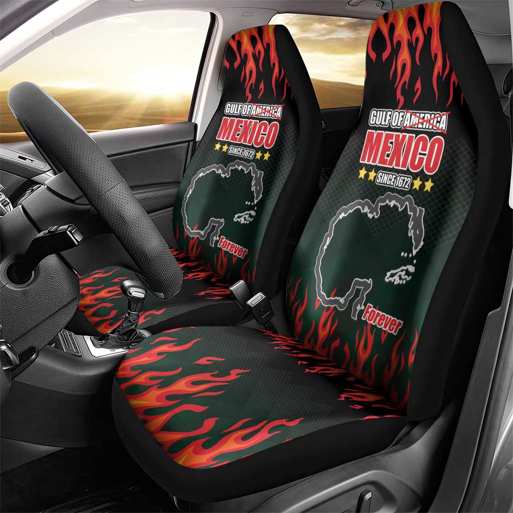 Gulf Of Mexico Since 1672 Car Seat Cover Golfo De Mexico and Forever
