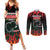 Gulf Of Mexico Since 1672 Couples Matching Summer Maxi Dress and Long Sleeve Button Shirt Golfo De Mexico and Forever