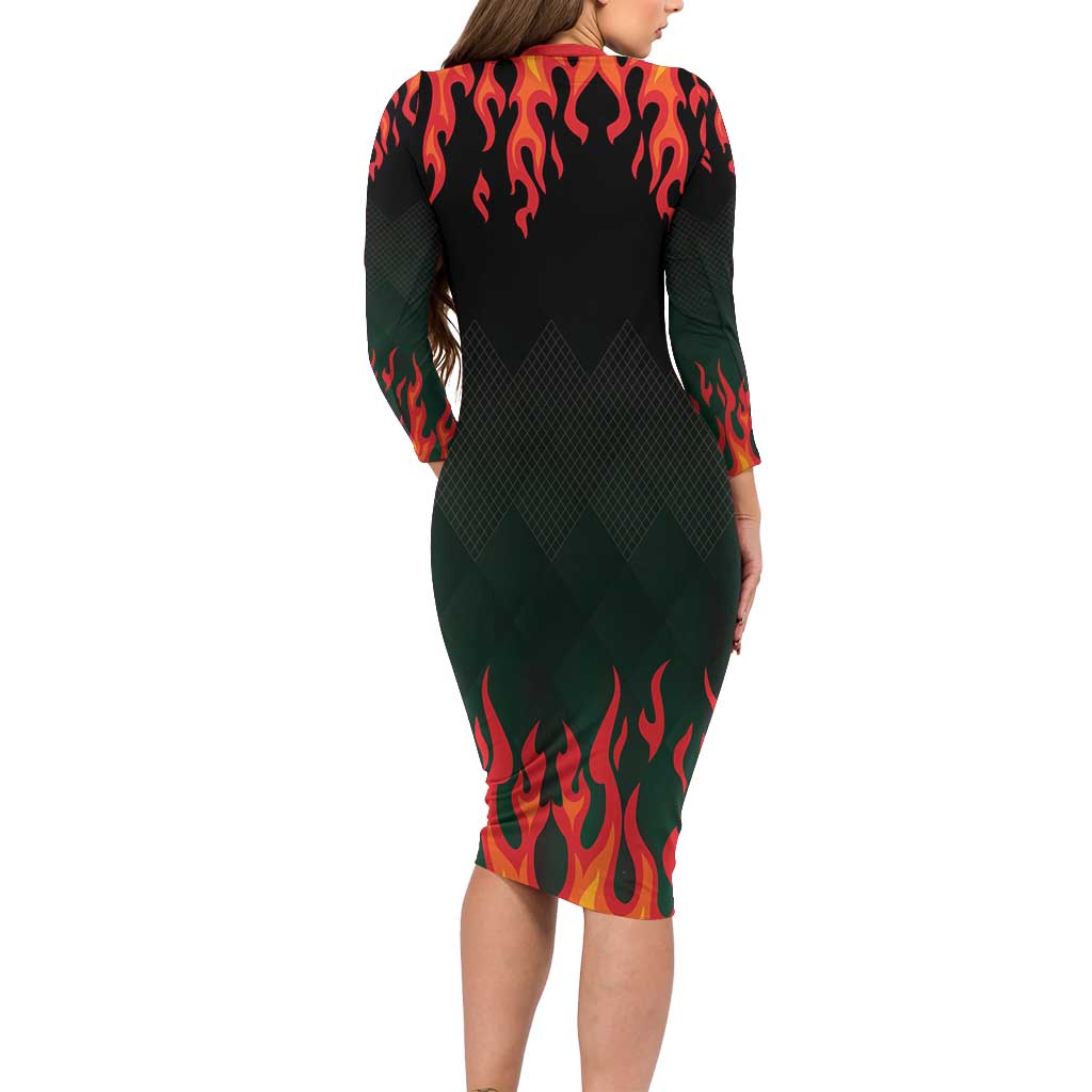 Gulf Of Mexico Since 1672 Family Matching Long Sleeve Bodycon Dress and Hawaiian Shirt Golfo De Mexico and Forever