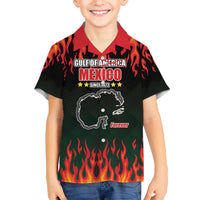 Gulf Of Mexico Since 1672 Family Matching Off The Shoulder Long Sleeve Dress and Hawaiian Shirt Golfo De Mexico and Forever