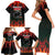Gulf Of Mexico Since 1672 Family Matching Short Sleeve Bodycon Dress and Hawaiian Shirt Golfo De Mexico and Forever