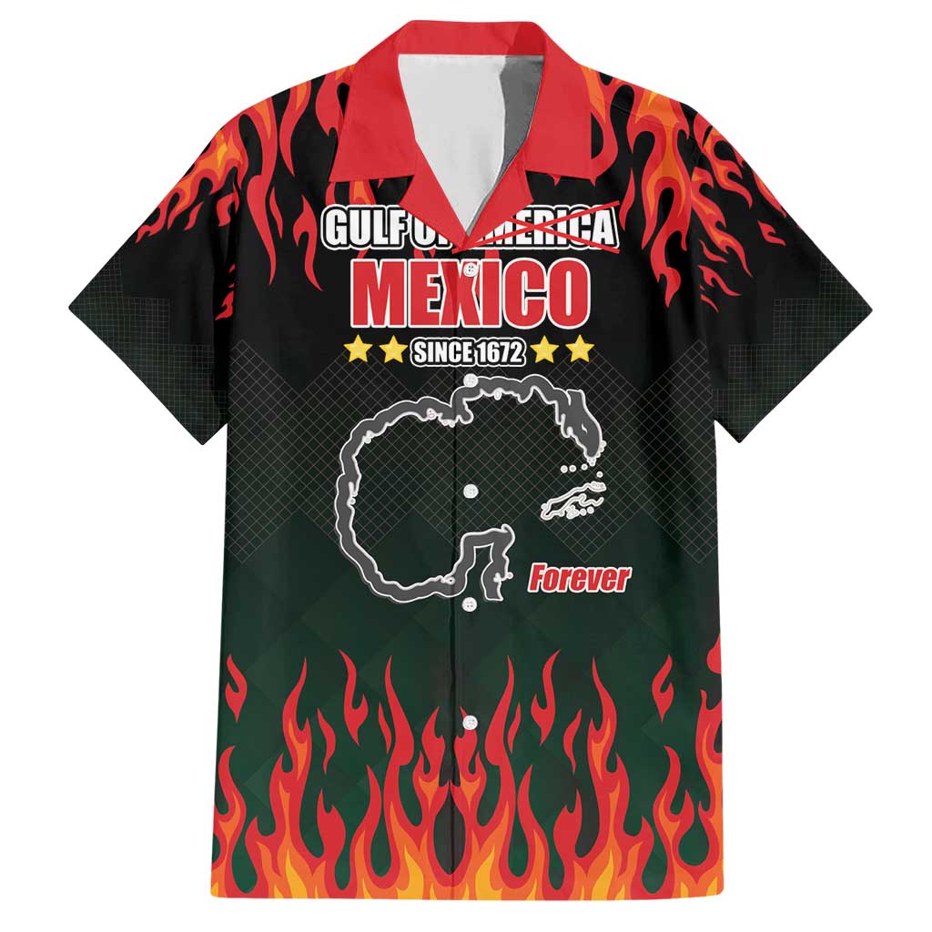 Gulf Of Mexico Since 1672 Family Matching Short Sleeve Bodycon Dress and Hawaiian Shirt Golfo De Mexico and Forever