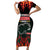 Gulf Of Mexico Since 1672 Family Matching Short Sleeve Bodycon Dress and Hawaiian Shirt Golfo De Mexico and Forever