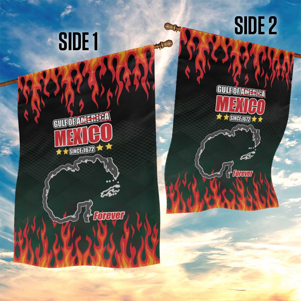 Gulf Of Mexico Since 1672 Garden Flag Golfo De Mexico and Forever