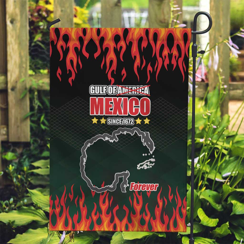 Gulf Of Mexico Since 1672 Garden Flag Golfo De Mexico and Forever