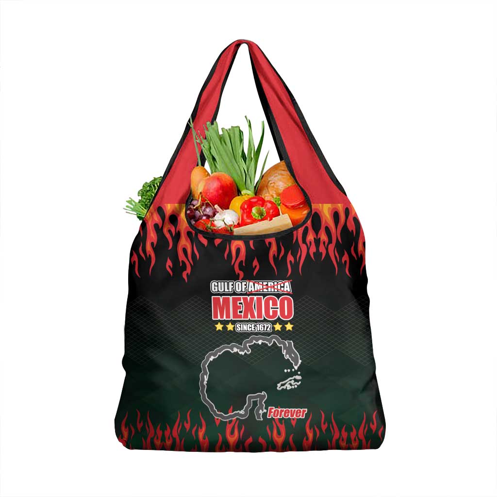 Gulf Of Mexico Since 1672 Grocery Bag Golfo De Mexico and Forever