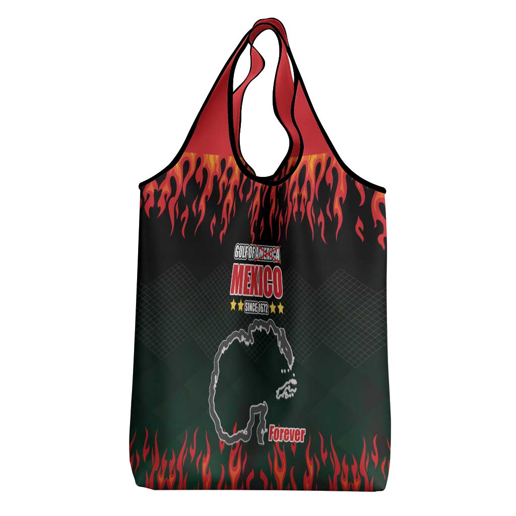 Gulf Of Mexico Since 1672 Grocery Bag Golfo De Mexico and Forever