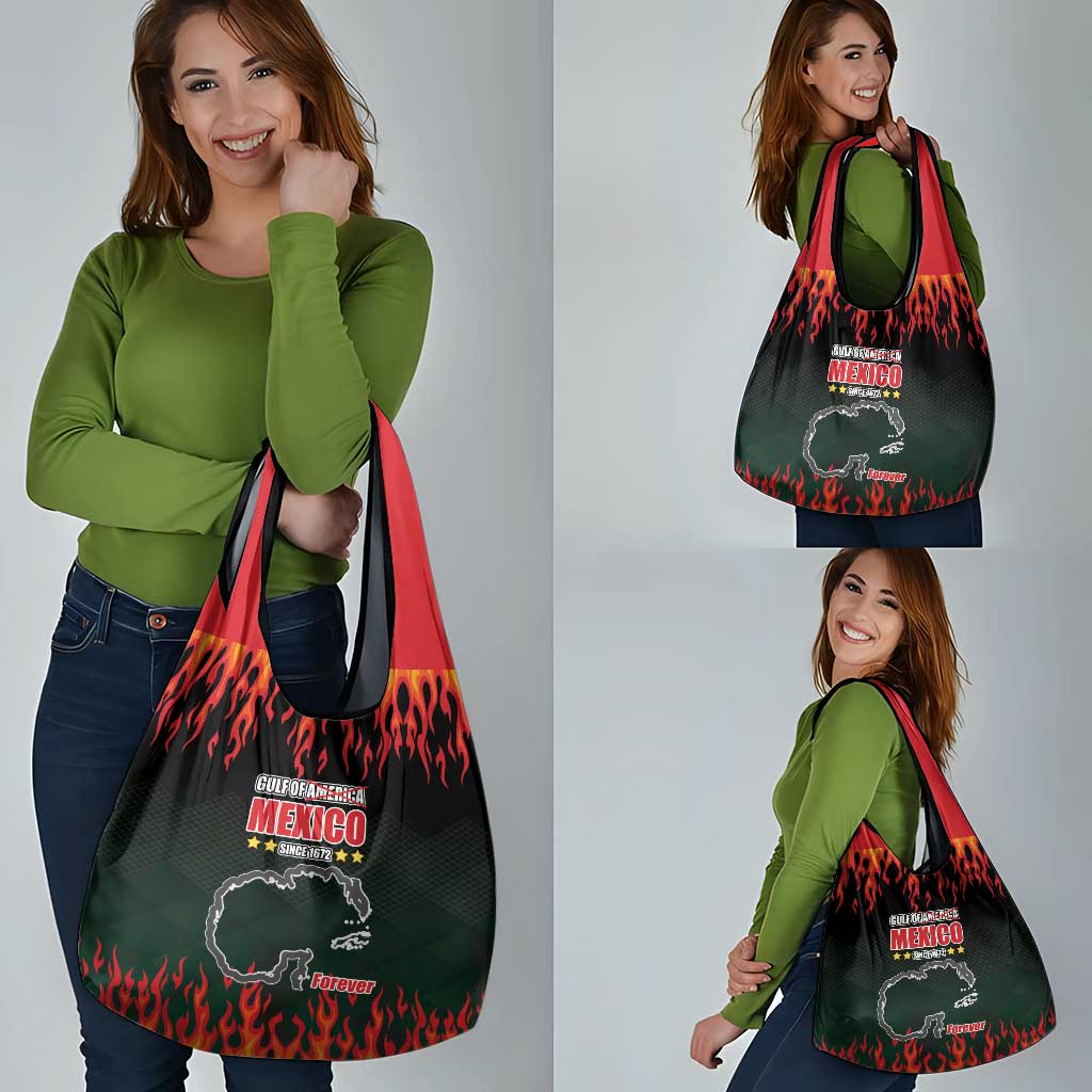 Gulf Of Mexico Since 1672 Grocery Bag Golfo De Mexico and Forever