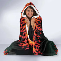 Gulf Of Mexico Since 1672 Hooded Blanket Golfo De Mexico and Forever