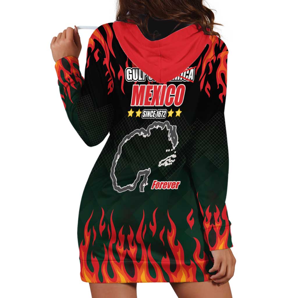 Gulf Of Mexico Since 1672 Hoodie Dress Golfo De Mexico and Forever