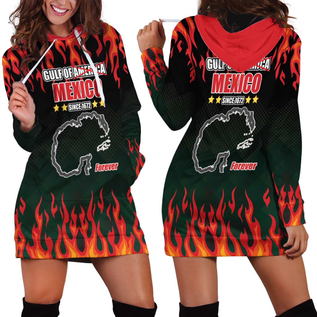 Gulf Of Mexico Since 1672 Hoodie Dress Golfo De Mexico and Forever