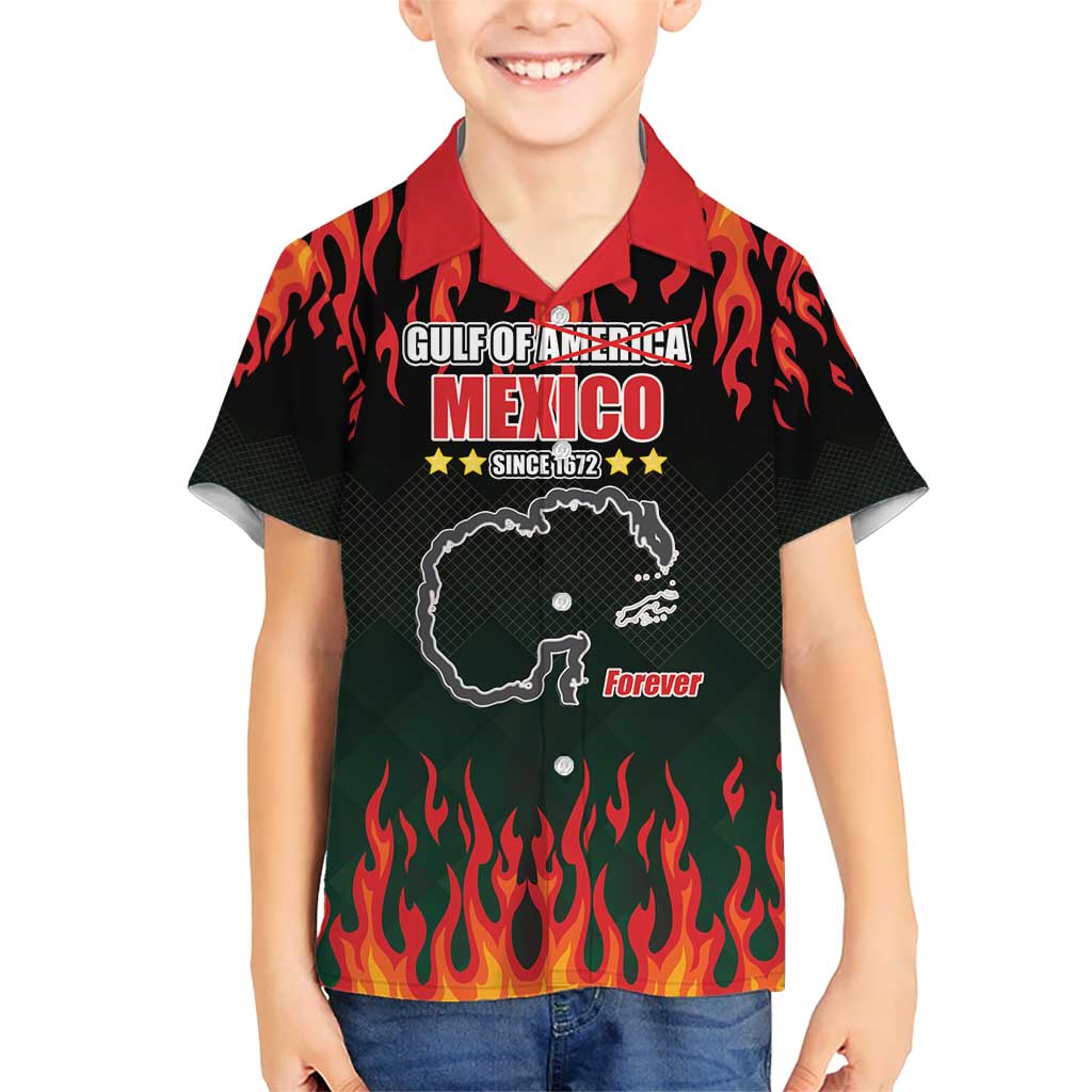 Gulf Of Mexico Since 1672 Kid Hawaiian Shirt Golfo De Mexico and Forever