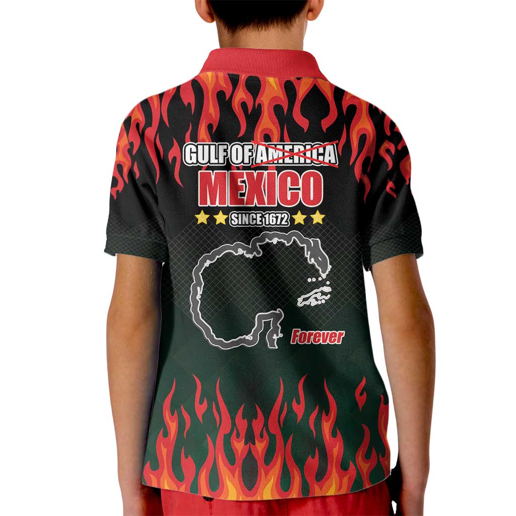 Gulf Of Mexico Since 1672 Kid Polo Shirt Golfo De Mexico and Forever