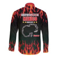 Gulf Of Mexico Since 1672 Long Sleeve Button Shirt Golfo De Mexico and Forever